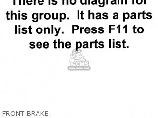 FRONT BRAKE - KZ1000E2 SHAFT 1980 CANADA