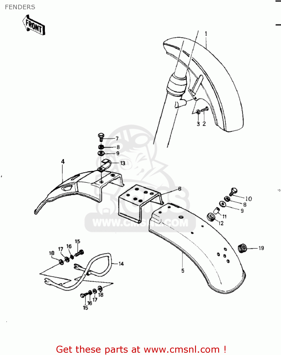 FENDERS KZ1000G1 CLASSIC 1980 CANADA