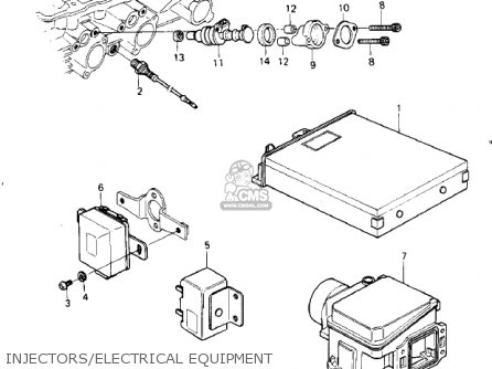 INJECTORS/ELECTRICAL EQUIPMENT - KZ1000G1 CLASSIC 1980 CANADA