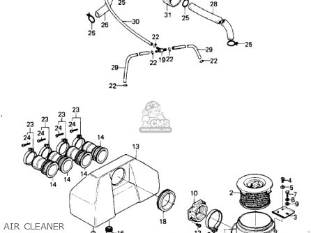 AIR CLEANER - KZ1000G1 CLASSIC 1980 CANADA