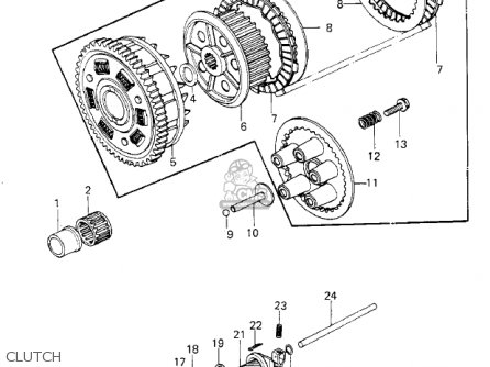 CLUTCH - KZ1000G1 CLASSIC 1980 CANADA