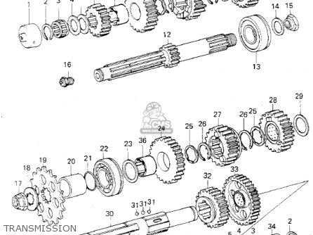 TRANSMISSION - KZ1000G1 CLASSIC 1980 CANADA