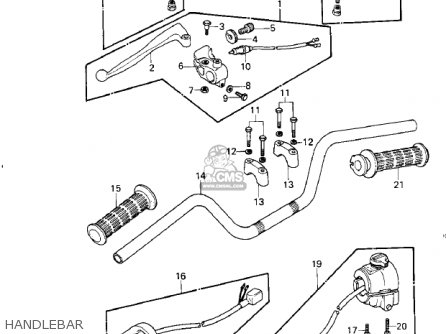 HANDLEBAR - KZ1000G1 CLASSIC 1980 CANADA