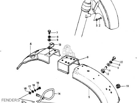 FENDERS - KZ1000G1 CLASSIC 1980 CANADA