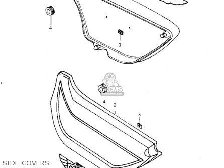 SIDE COVERS - KZ1000G1 CLASSIC 1980 CANADA