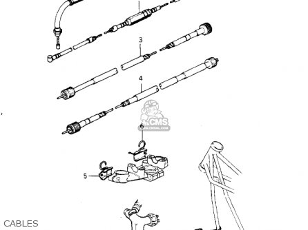 CABLES - KZ1000G1 CLASSIC 1980 CANADA