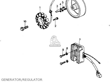 GENERATOR/REGULATOR - KZ1000G1 CLASSIC 1980 CANADA