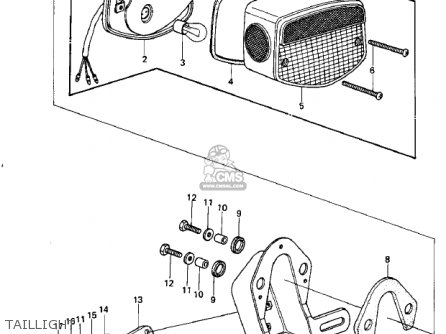 TAILLIGHT - KZ1000G1 CLASSIC 1980 CANADA