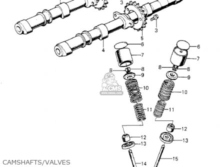 CAMSHAFTS/VALVES - KZ1000G1 CLASSIC 1980 CANADA