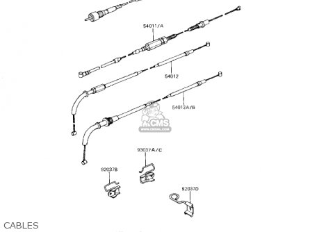CABLES - KZ1000J1 1981 USA CANADA