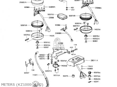 METERS (KZ1000-J1/J2) - KZ1000J1 1981 USA CANADA
