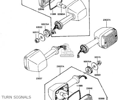 TURN SIGNALS - KZ1000J1 1981 USA CANADA