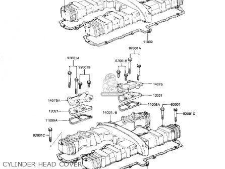 CYLINDER HEAD COVER - KZ1000J1 1981 USA CANADA