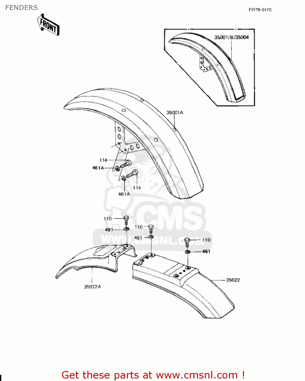 FENDERS KZ1000J2 1982 USA CANADA