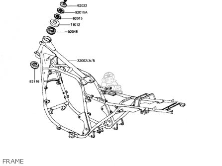 FRAME - KZ1000J3 1983 USA CANADA