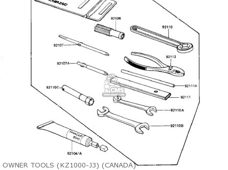 OWNER TOOLS (KZ1000-J3) (CANADA) - KZ1000J3 1983 USA CANADA