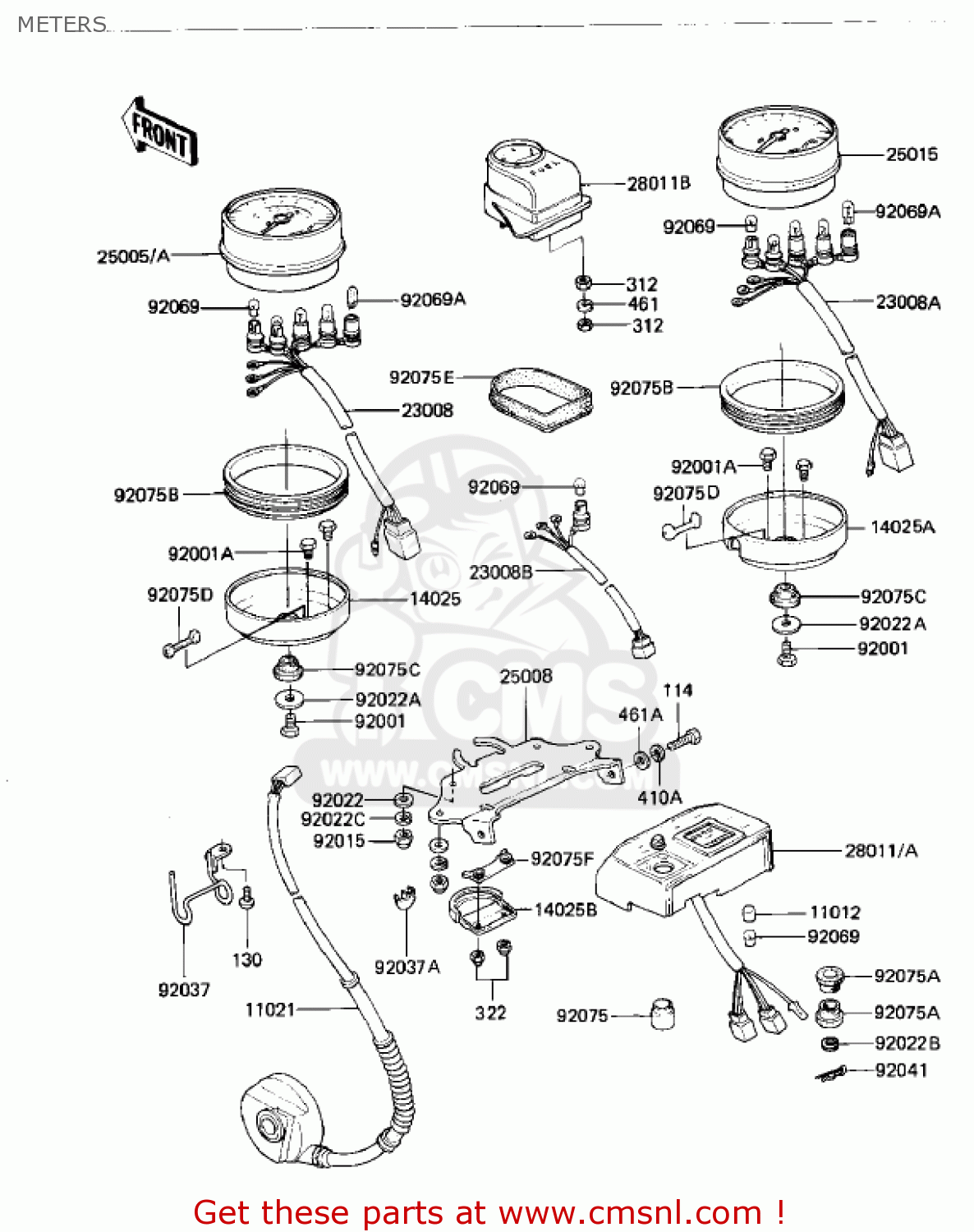 METERS KZ1000K1 LTD 1981 USA CANADA