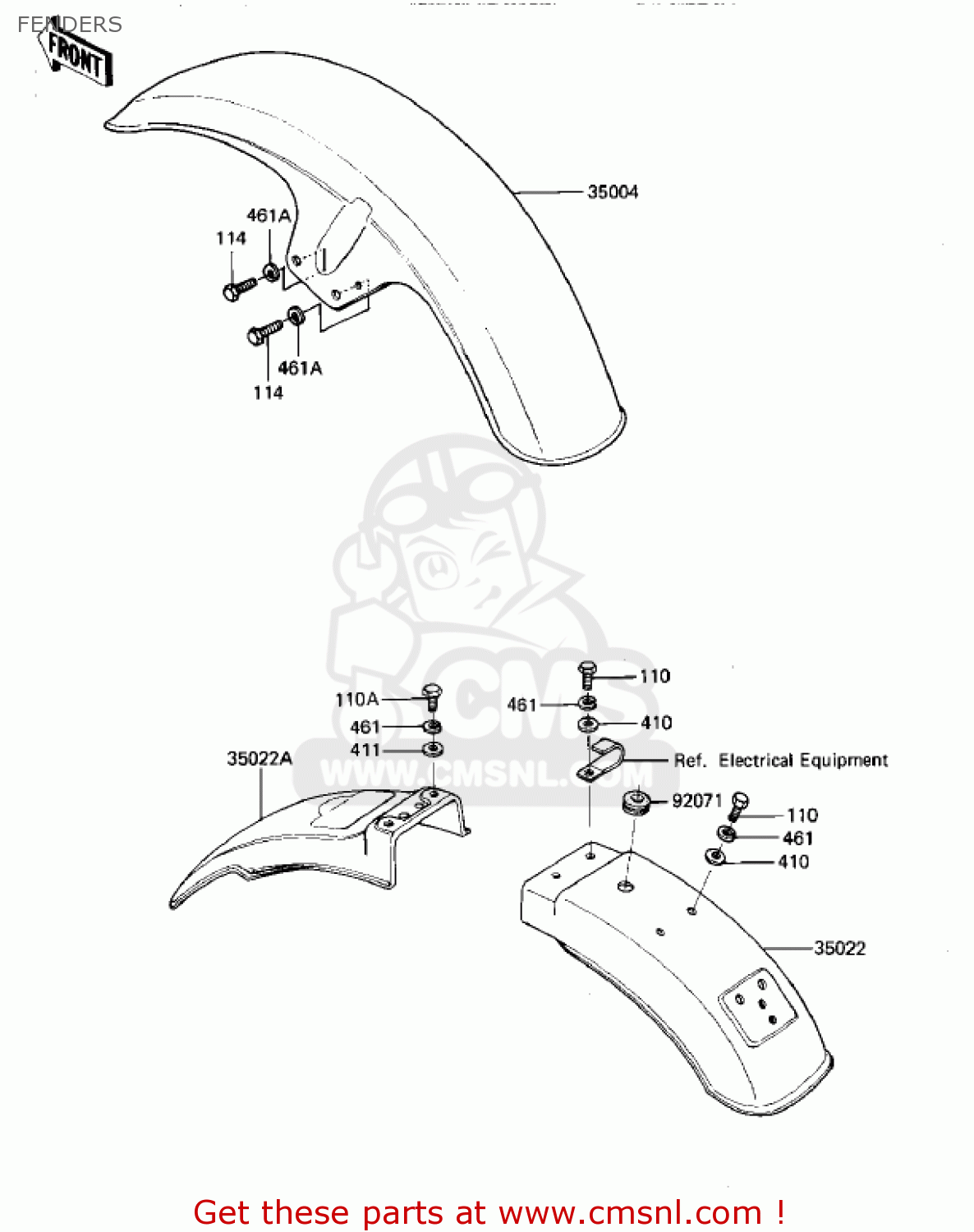 FENDERS KZ1000K1 LTD 1981 USA CANADA
