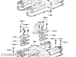 CYLINDER HEAD COVER - KZ1000K1 LTD 1981 USA CANADA