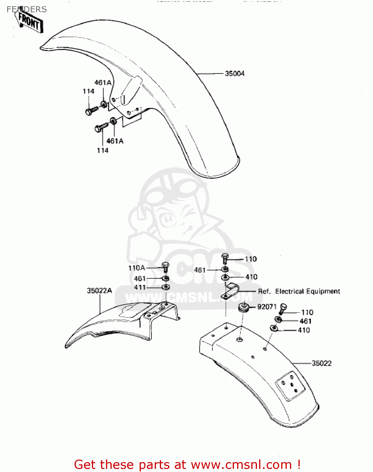 FENDERS KZ1000K2 LTD 1982 USA CANADA