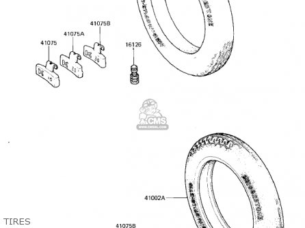 TIRES - KZ1000K2 LTD 1982 USA CANADA