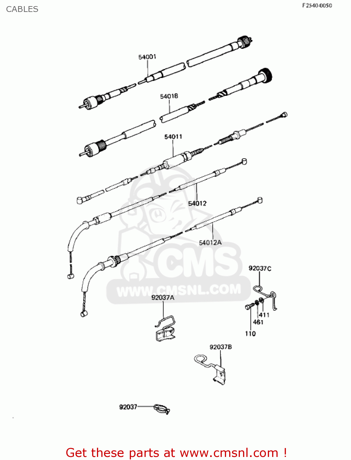 CABLES KZ1000M2 CSR 1982 USA CANADA