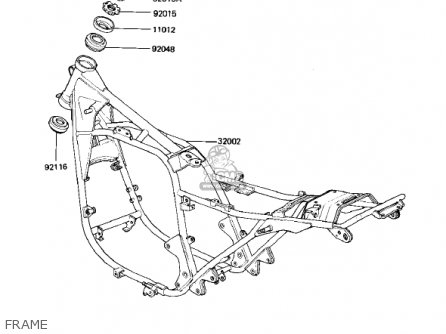 FRAME - KZ1000M2 CSR 1982 USA CANADA