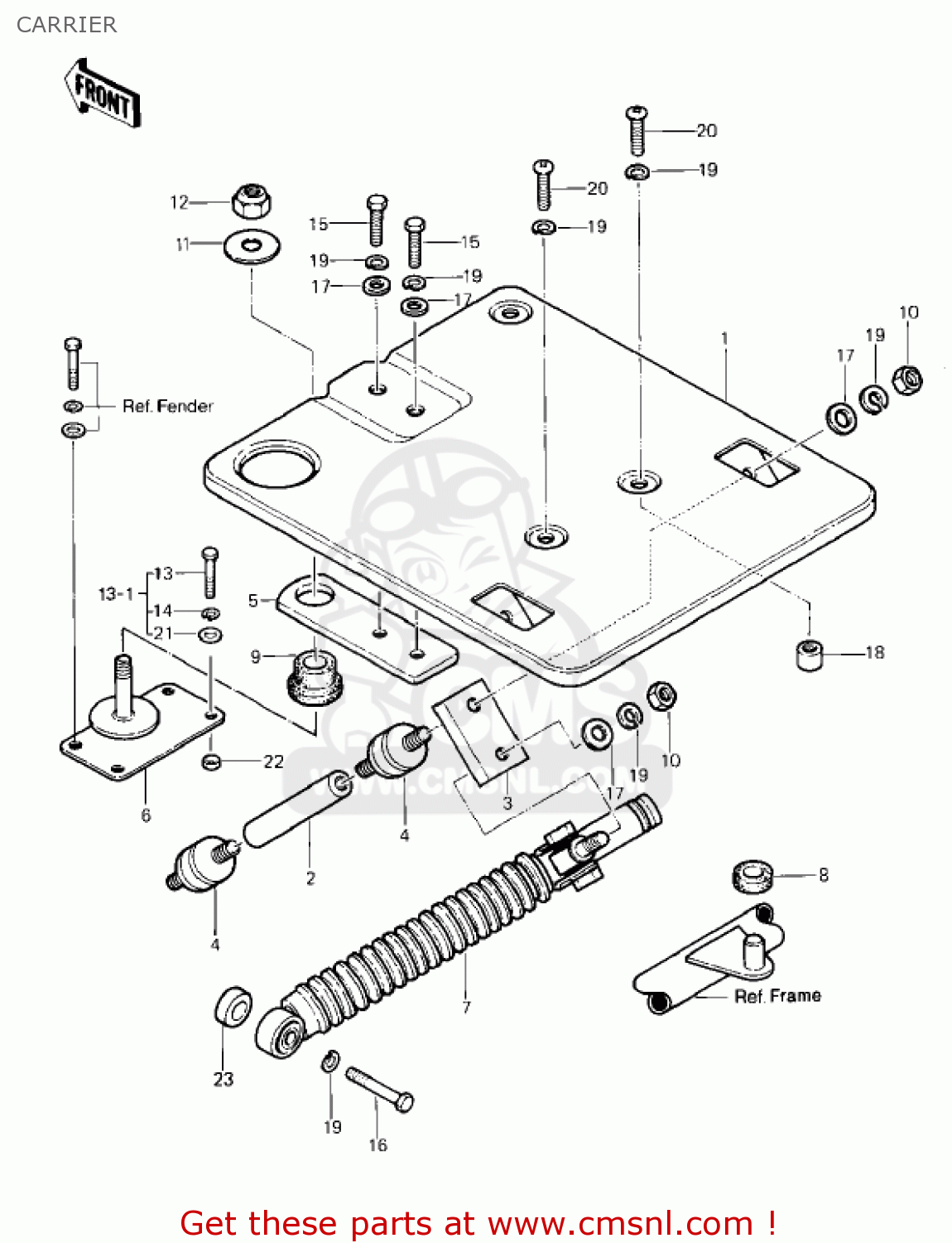 CARRIER KZ1000P1 POLICE 1000 1982 USA