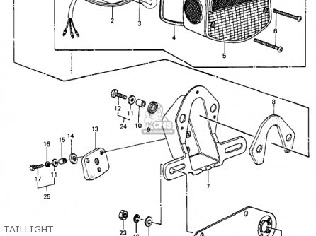 TAILLIGHT - KZ1000P1 POLICE 1000 1982 USA