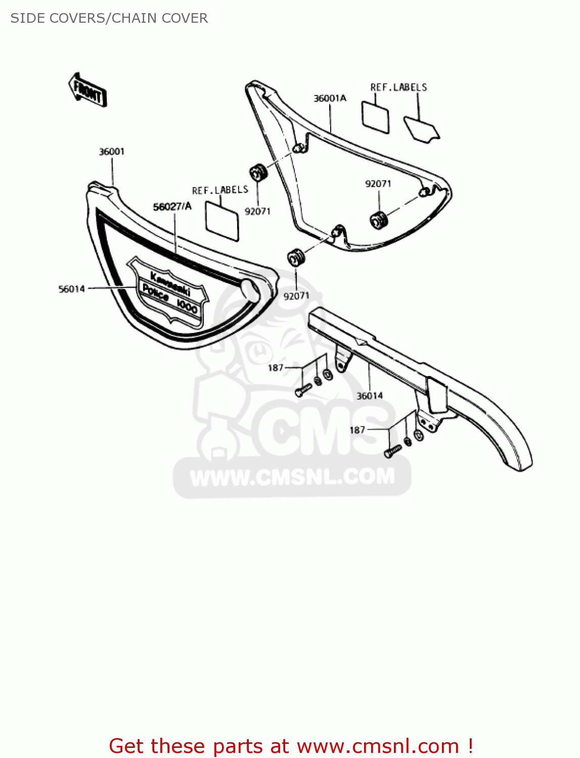Caltric 630 Pitch Drive Chain For Kawasaki KZ1000P Police Motorcycle 1983-2005
