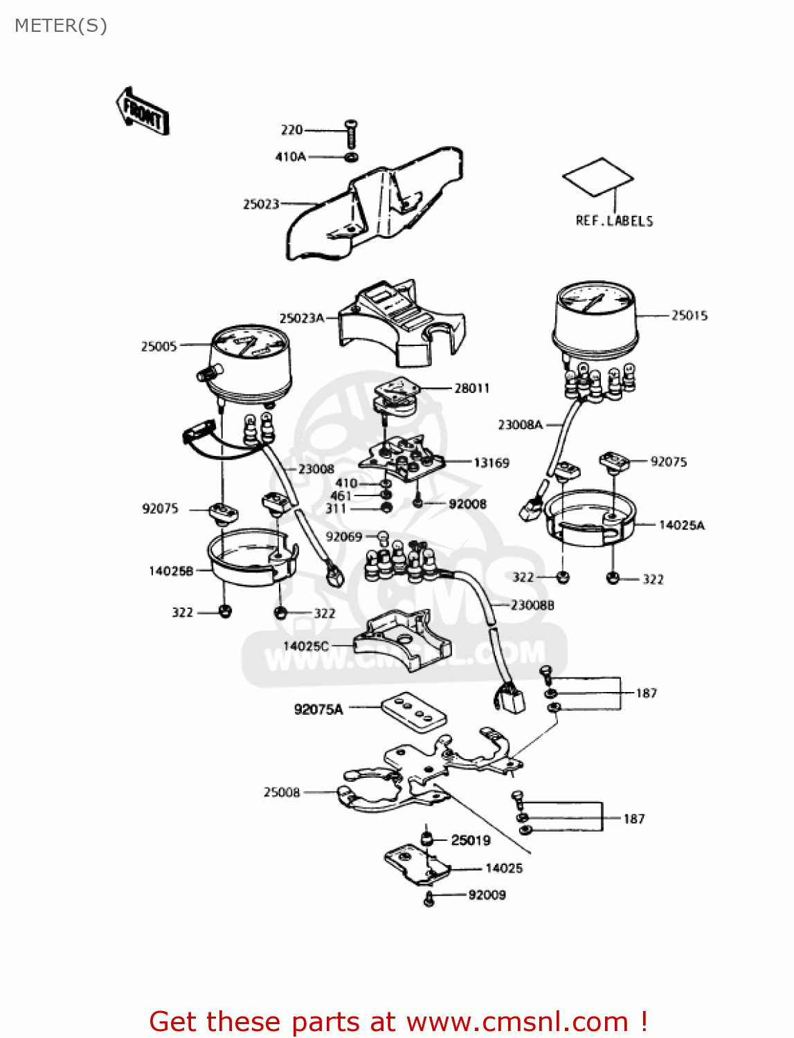 METER(S) KZ1000P10 POLICE 1000 1991 USA