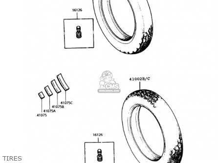 TIRES - KZ1000P10 POLICE 1000 1991 USA
