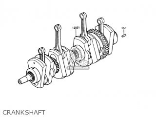 CRANKSHAFT - KZ1000P12 POLICE 1000 1993 USA