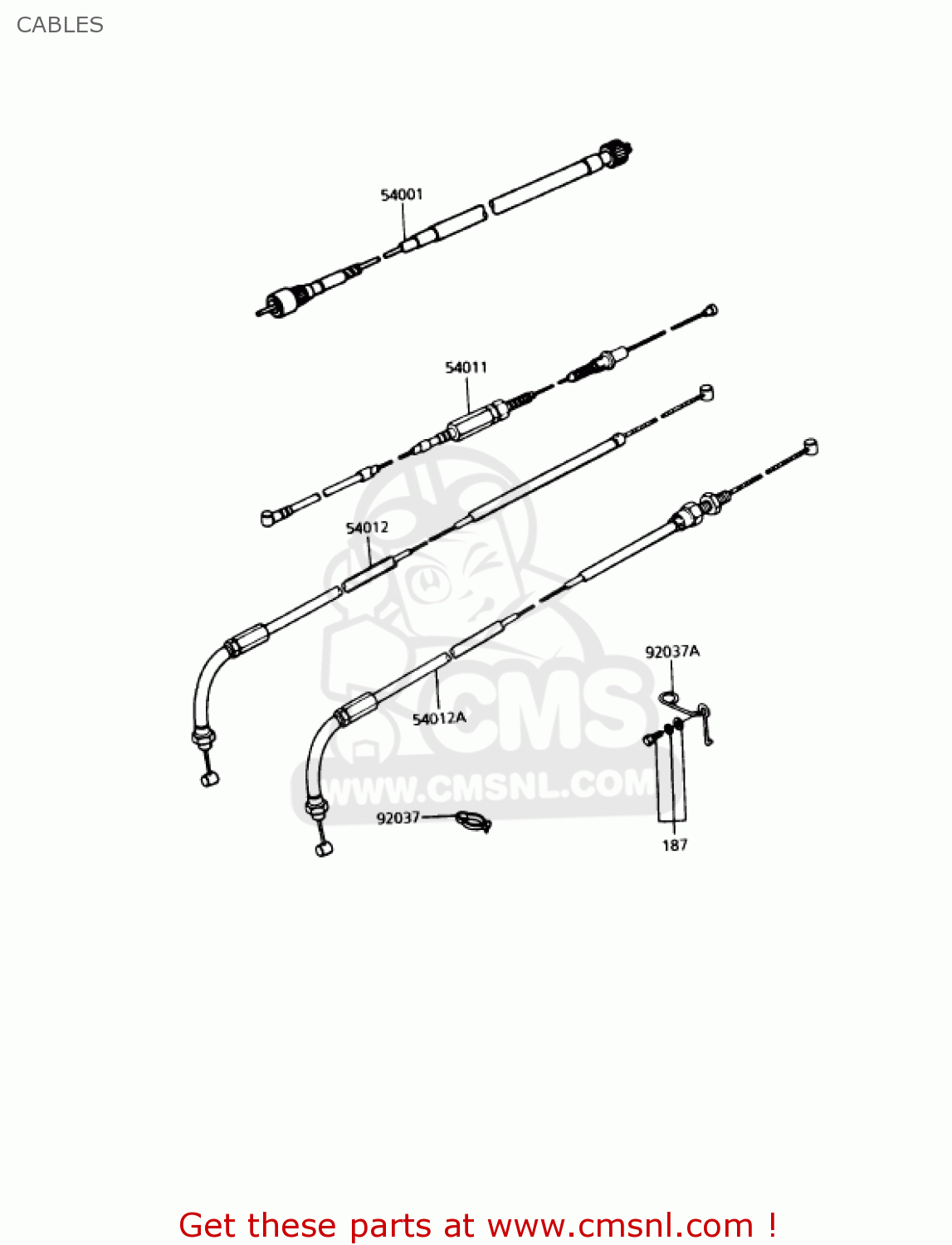 CABLES KZ1000P13 POLICE 1000 1994 USA