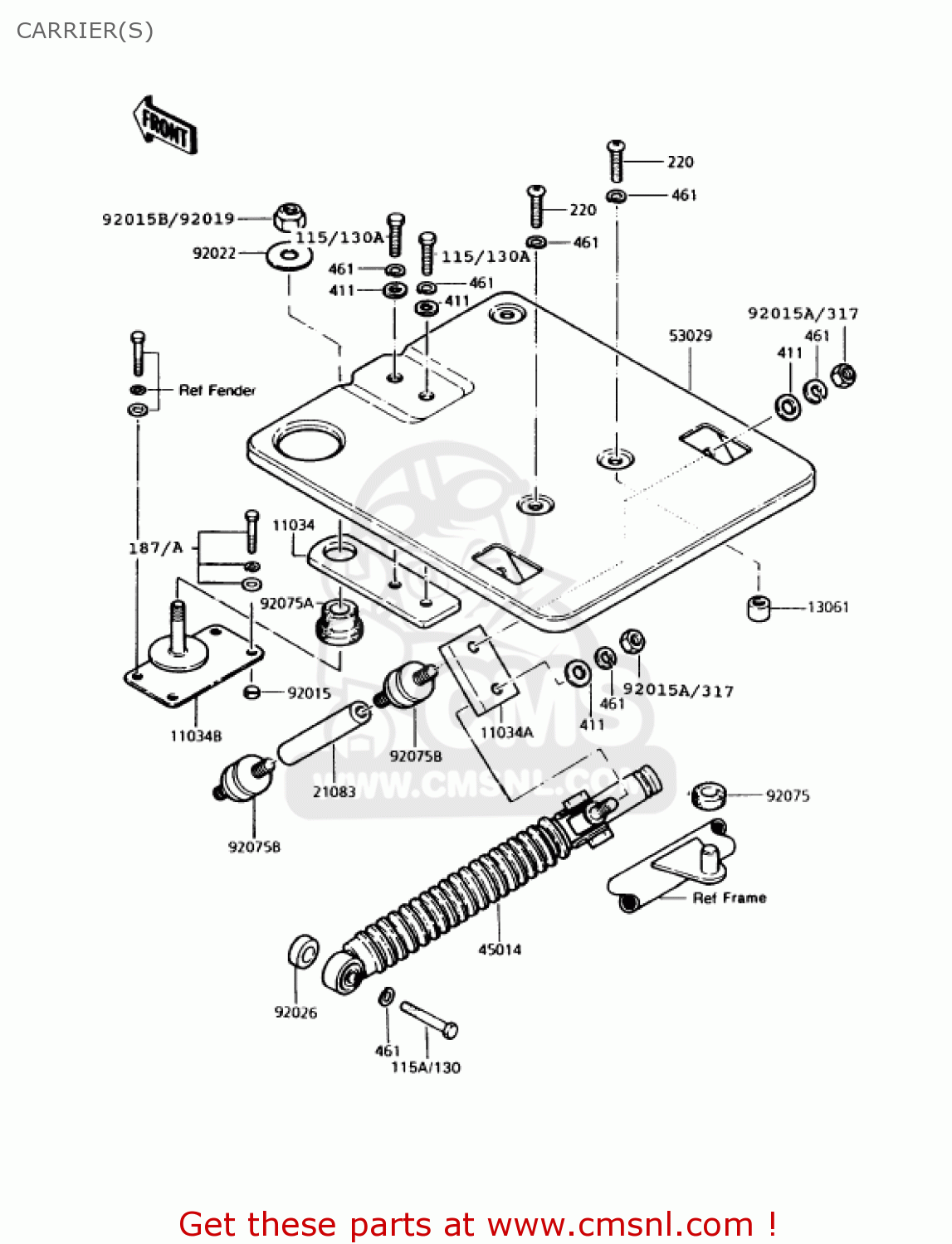 CARRIER(S) KZ1000P13 POLICE 1000 1994 USA