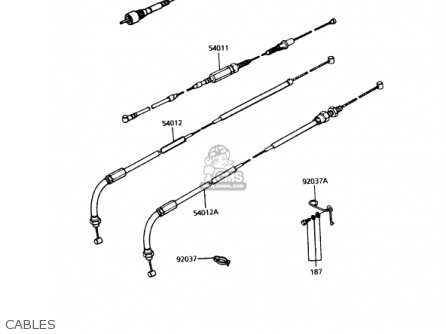 CABLES - KZ1000P13 POLICE 1000 1994 USA