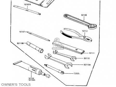 OWNER'S TOOLS - KZ1000P13 POLICE 1000 1994 USA