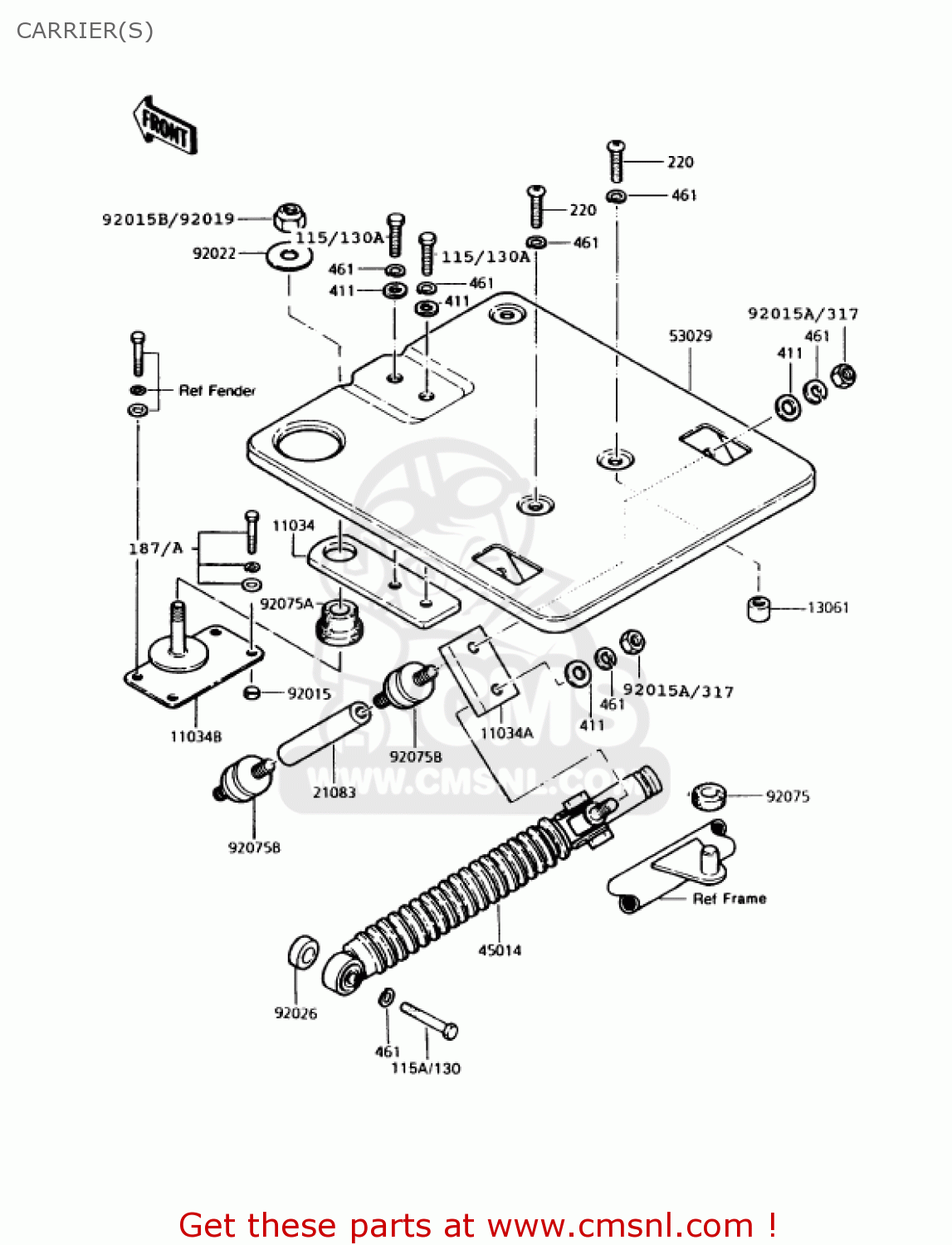 CARRIER(S) KZ1000P14 POLICE 1000 1995 USA