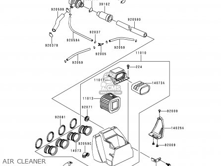 AIR CLEANER - KZ1000P16 KE1000 POLICE 1997 USA