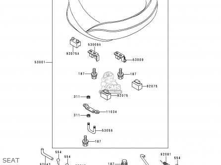 SEAT - KZ1000P16 KE1000 POLICE 1997 USA