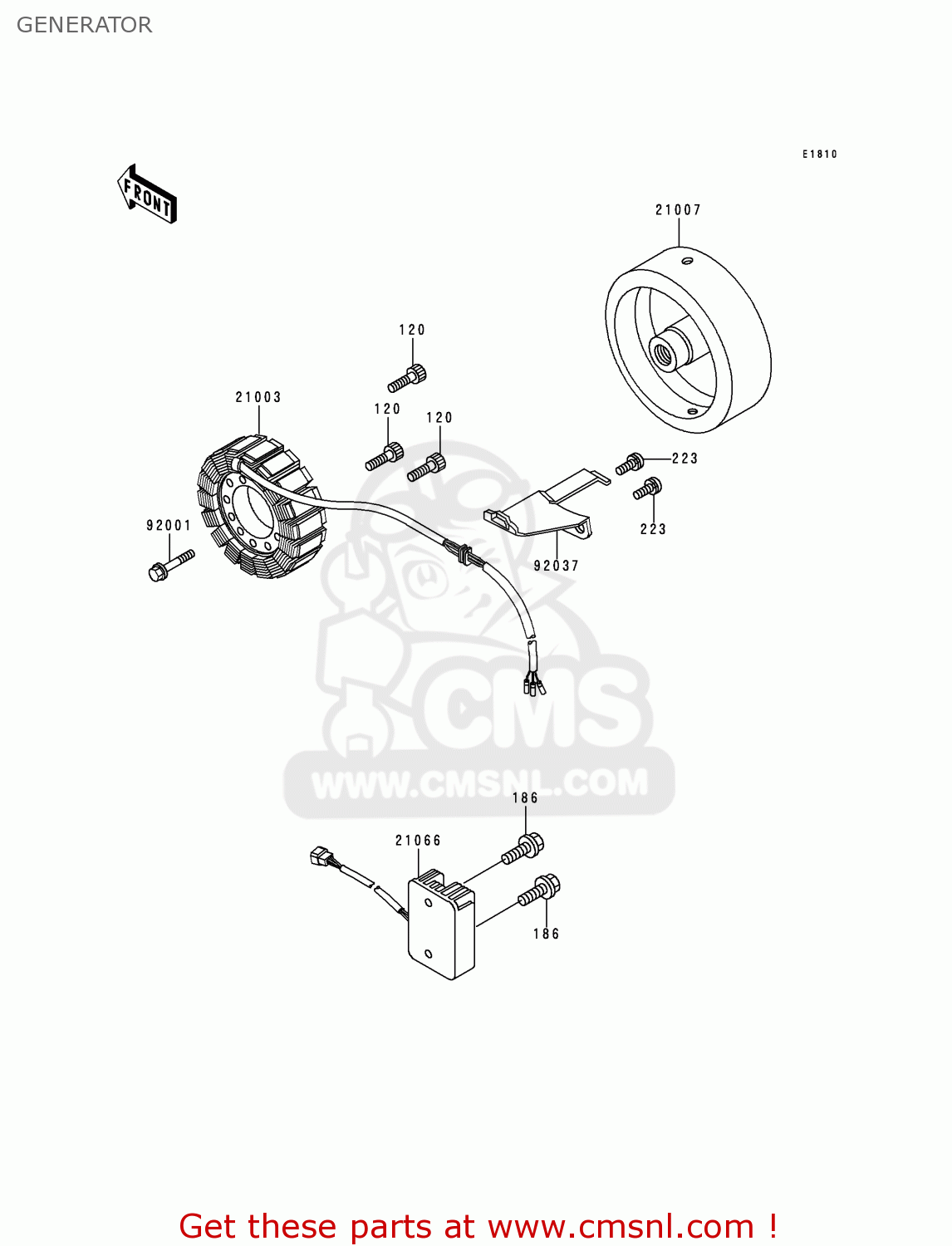GENERATOR KZ1000P19 KE1000 POLICE 2000 USA