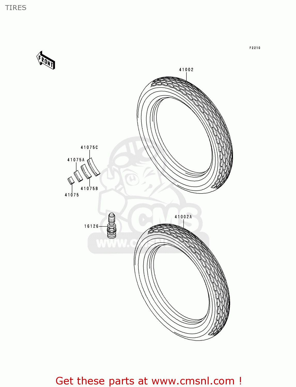 TIRES KZ1000P19 KE1000 POLICE 2000 USA