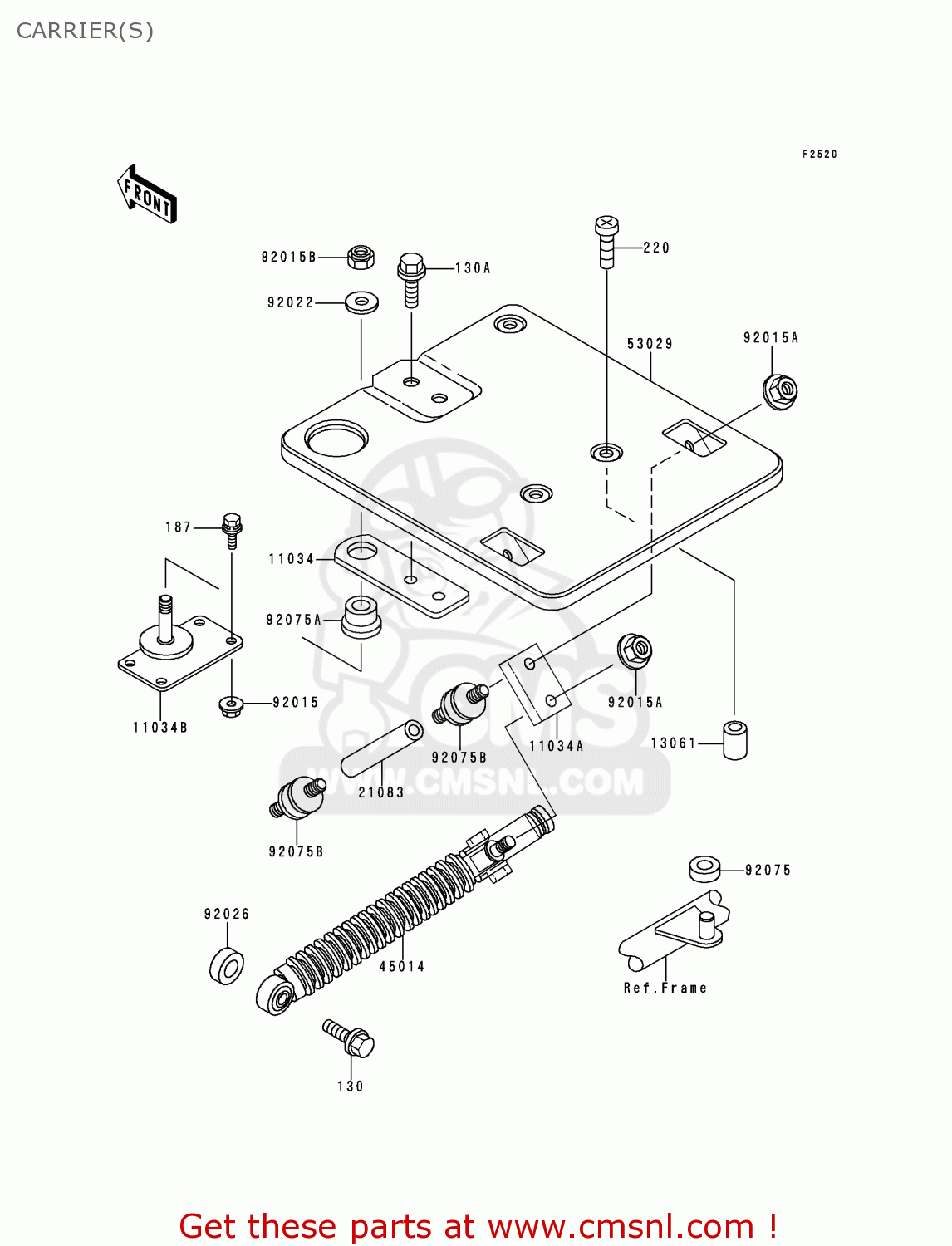 CARRIER(S) KZ1000P19 KE1000 POLICE 2000 USA