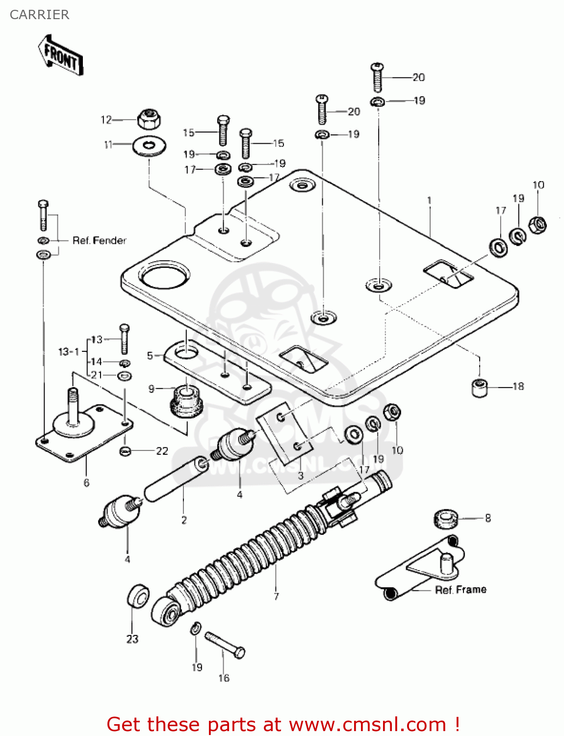 CARRIER KZ1000P2 POLICE 1000 1983 USA