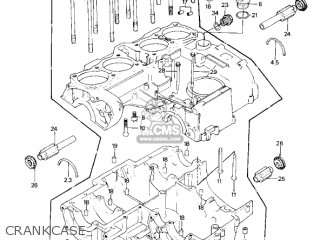 CRANKCASE - KZ1000P2 POLICE 1000 1983 USA
