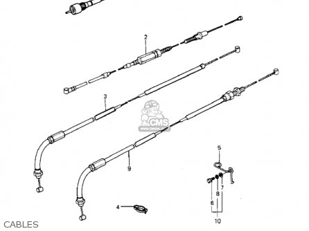 CABLES - KZ1000P2 POLICE 1000 1983 USA