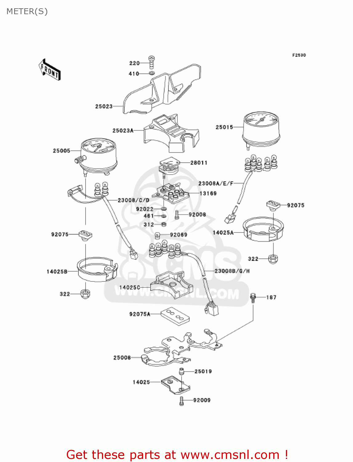 METER(S) KZ1000P20 POLICE 1000 2001 USA