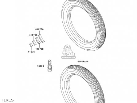 TIRES - KZ1000P20 POLICE 1000 2001 USA