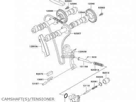 CAMSHAFT(S)/TENSIONER - KZ1000P20 POLICE 1000 2001 USA