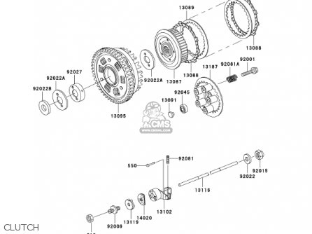 CLUTCH - KZ1000P20 POLICE 1000 2001 USA
